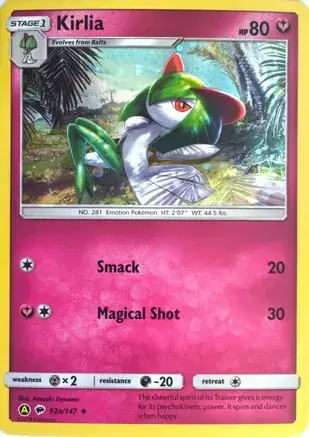 PokeDATA - Check current Pokemon card values for Kirlia 92a!