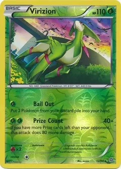Virizion Reverse Holo 12