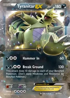Tyranitar EX 42