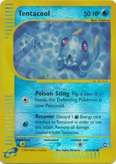 Tentacool Reverse Holo 113