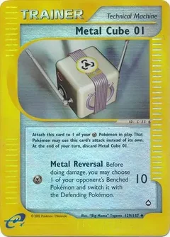 Metal Cube 01 Reverse Holo 129