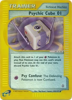 Psychic Cube 01 Reverse Holo 132