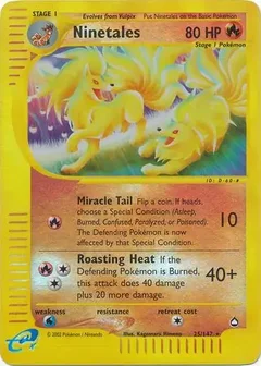Ninetales Reverse Holo 25