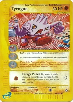 Tyrogue Reverse Holo 63