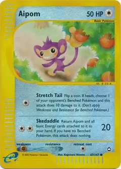 Aipom Reverse Holo 67