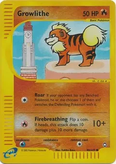 Growlithe Reverse Holo 80