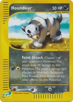 Houndour Reverse Holo 87