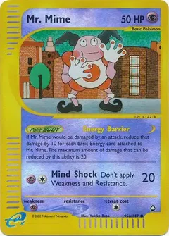 Mr. Mime Reverse Holo 95a