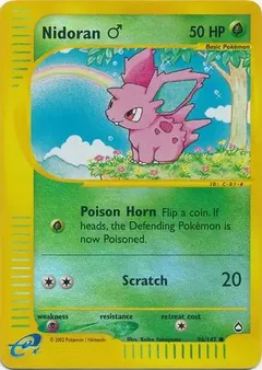 Nidoran M Reverse Holo 96
