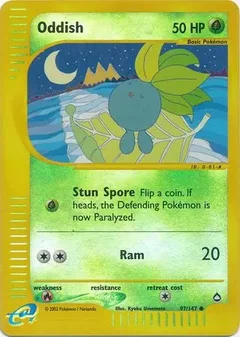 Oddish Reverse Holo 97