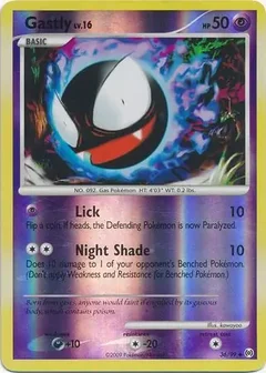Gastly Reverse Holo 36