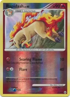 Rapidash Reverse Holo 47