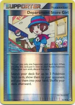 Department Store Girl Reverse Holo 85