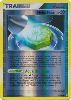 Helix Fossil Reverse Holo 93