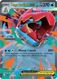 Mega Feraligatr ex 043