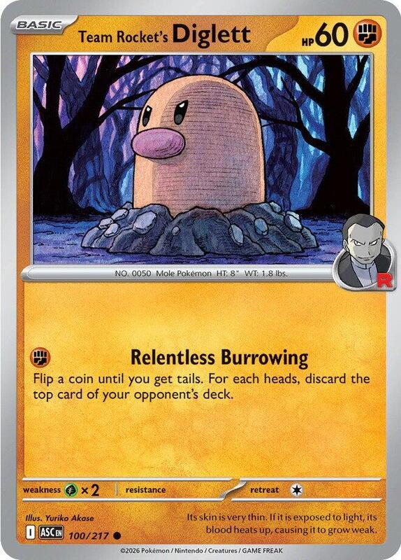 Team Rocket's Diglett