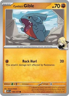 Cynthia's Gible 109