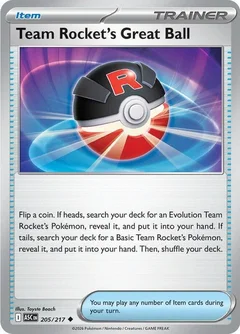 Team Rocket's Great Ball 205