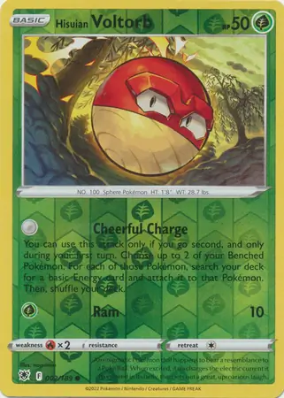 Hisuian Voltorb Reverse Holo