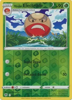 Hisuian Electrode Reverse Holo 003