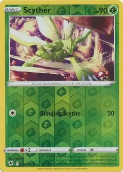 Scyther Reverse Holo 004