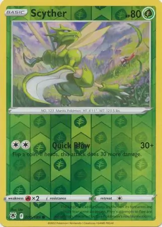 Scyther Reverse Holo