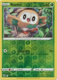 Rowlet Reverse Holo 019