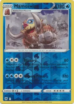 Mamoswine Reverse Holo 033