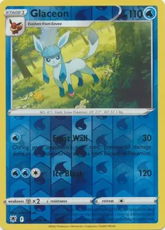 Glaceon Reverse Holo 038