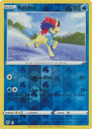 Keldeo Reverse Holo
