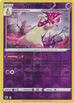 Hisuian Typhlosion Reverse Holo 052