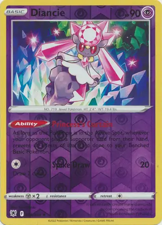 Diancie Reverse Holo