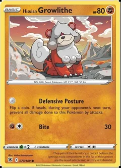 Hisuian Growlithe 070