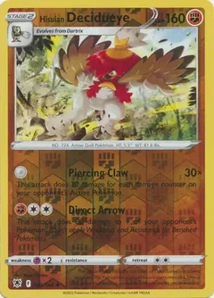 Hisuian Decidueye Reverse Holo 082