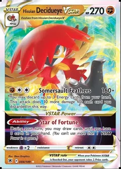 Hisuian Decidueye VSTAR 084