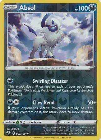 Absol Reverse Holo