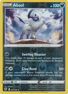 Absol Reverse Holo 097