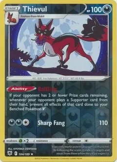 Thievul Reverse Holo 104