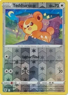 Teddiursa Reverse Holo 122