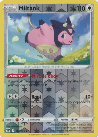 Miltank Reverse Holo