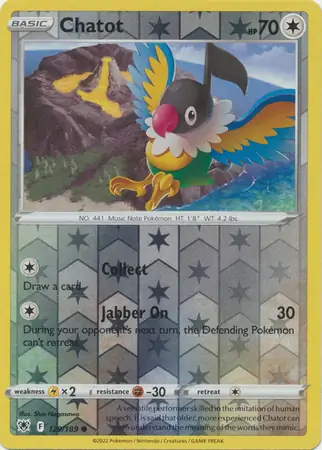 Chatot Reverse Holo