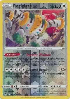 Regigigas Reverse Holo 130