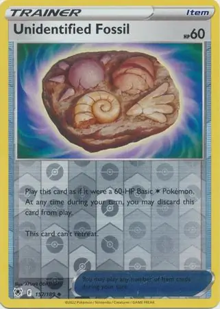 Unidentified Fossil Reverse Holo