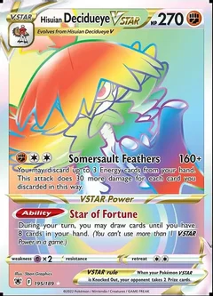 Hisuian Decidueye VSTAR 195