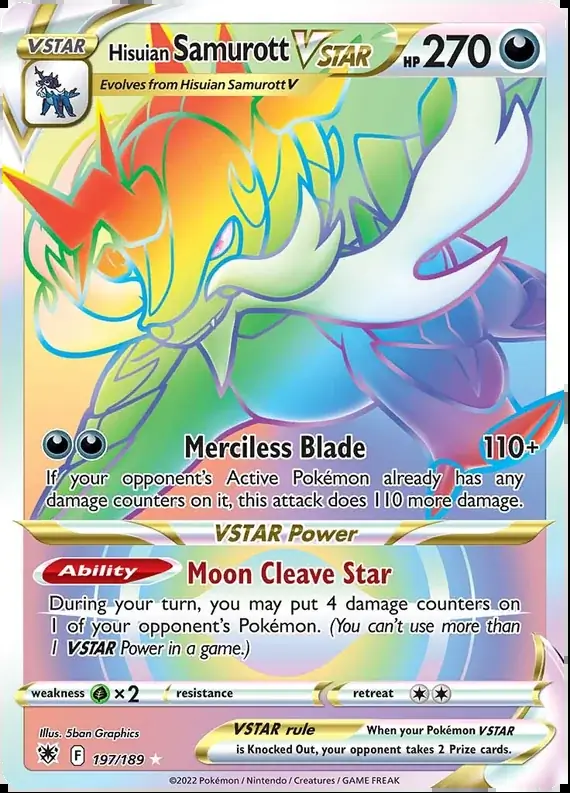 Hisuian Samurott VSTAR