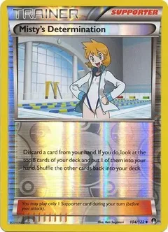 Misty's Determination Reverse Holo 104