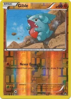Gible Reverse Holo 68