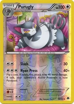 Purugly Reverse Holo 94