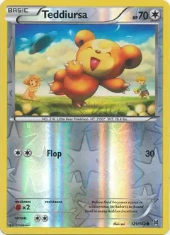 Teddiursa Reverse Holo 121