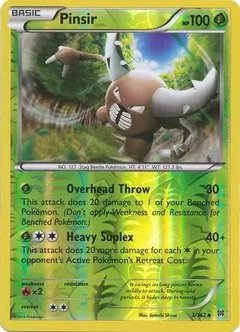 Pinsir Reverse Holo 3